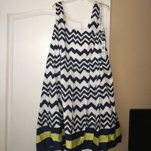 Chevron stripe dress
